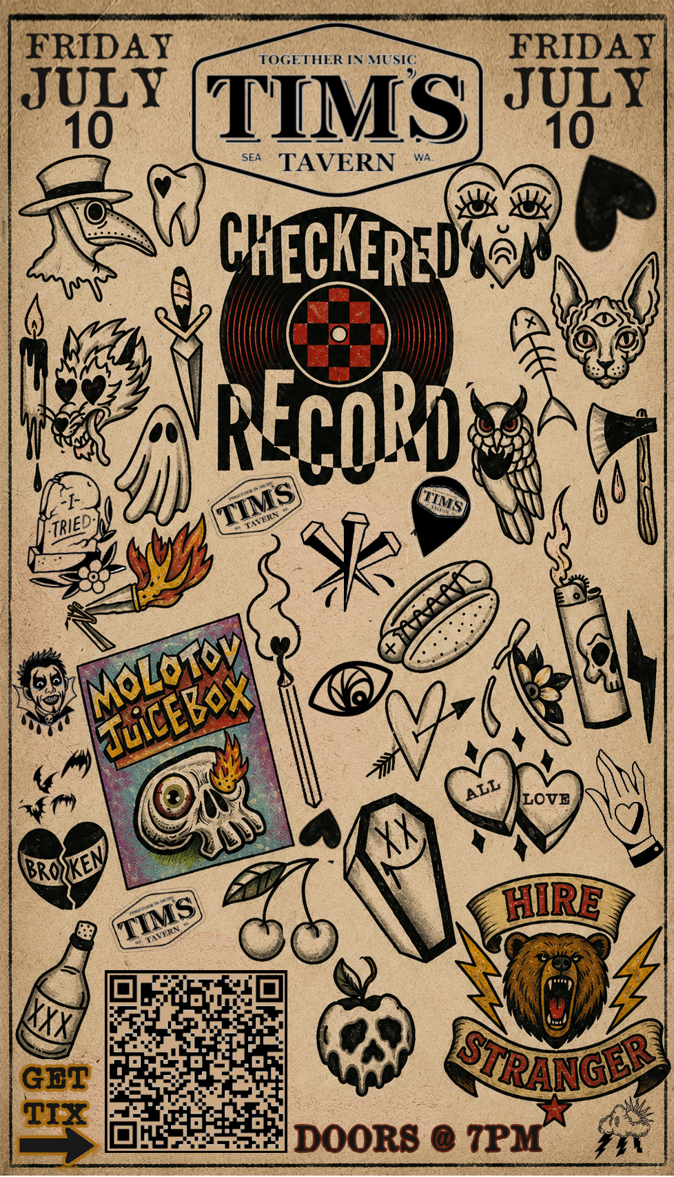 Stardust Crush, Checkered Record, Molotov Juicebox and Hire Stranger